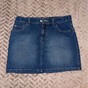 Denim Mini Skirt